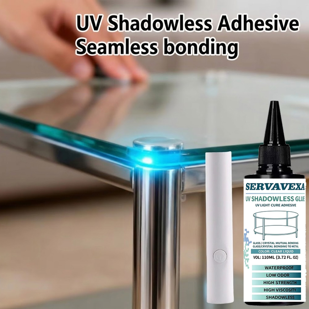 クリア UV 接着剤キット 110 ミリリットル硬化ライトラ - Liquid Uv Glue Kit のレビューと価格