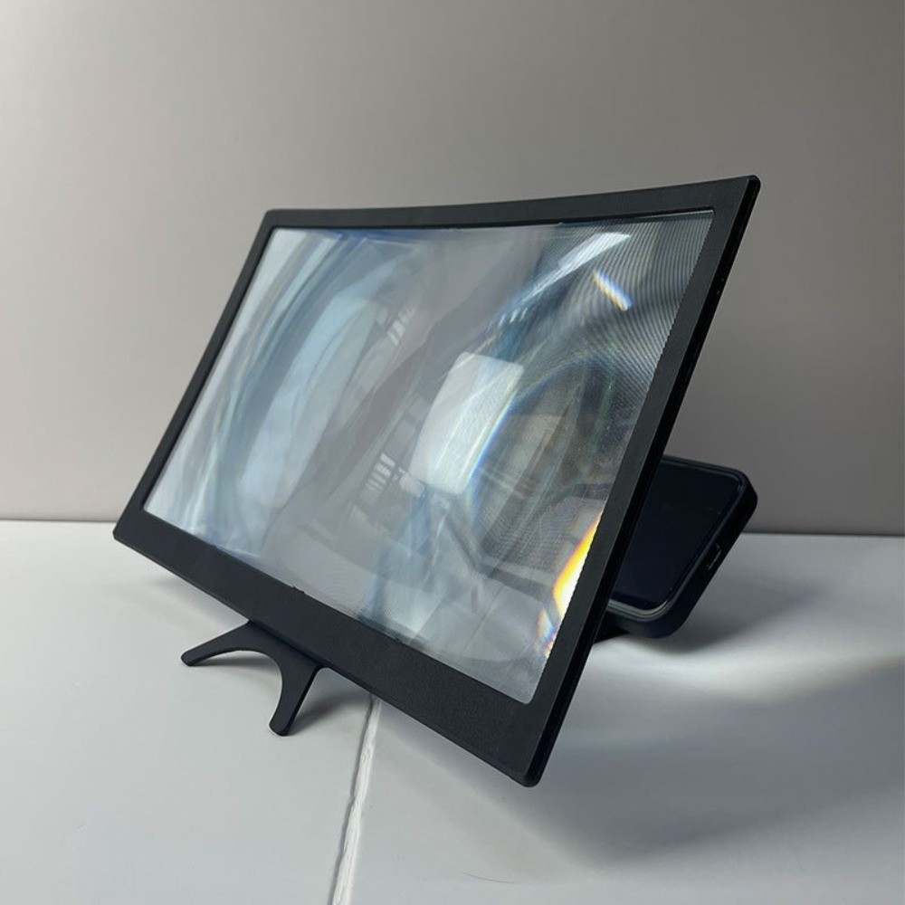 12インチ3Dスクリーン拡大鏡ブラケット フレネルレンズ 曲 - Matte Anti Glare Screen のレビューと価格