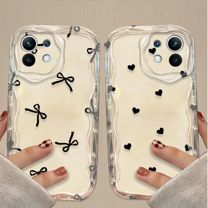 黒の蝶結びとハート柄ケース Xiaomi POCO X7 X - Xiaomi Poco X6 のレビューと価格