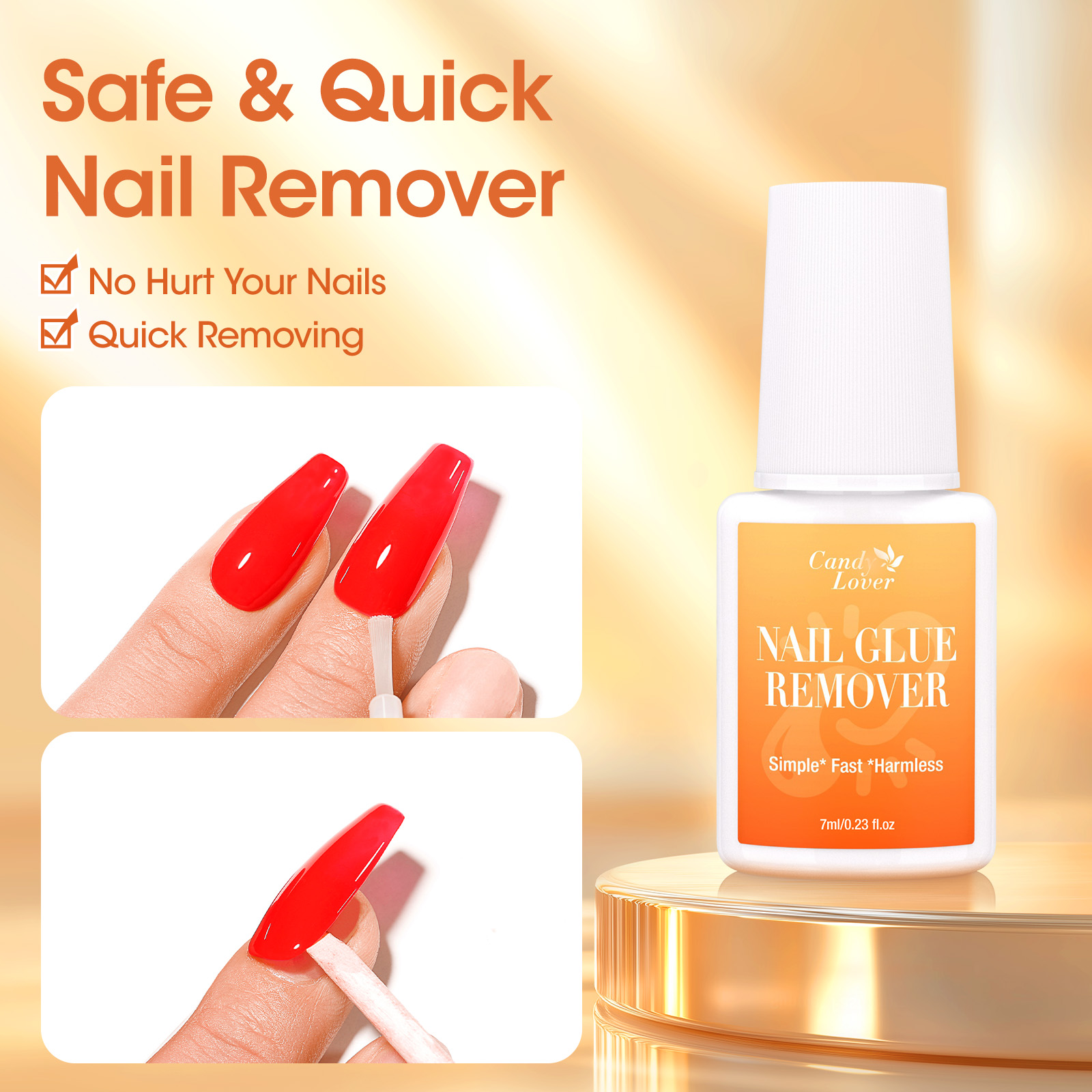 超強力ネイルグルーリムーバーキット UVライト不要 アクリル - Liquid Uv Glue Kit のレビューと価格